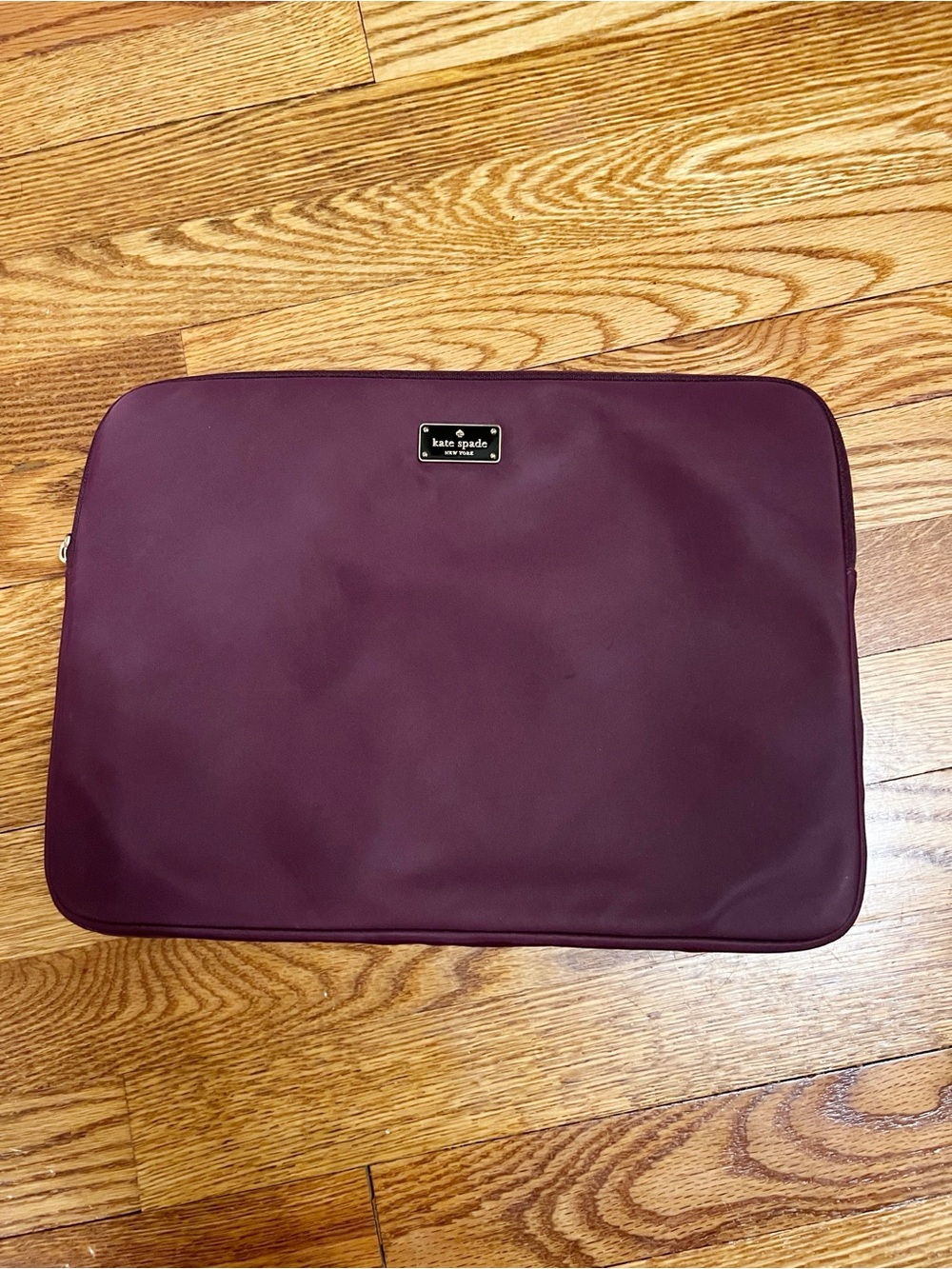 Kate Spade Deep Plum Purple Nylon Laptop Protective Case